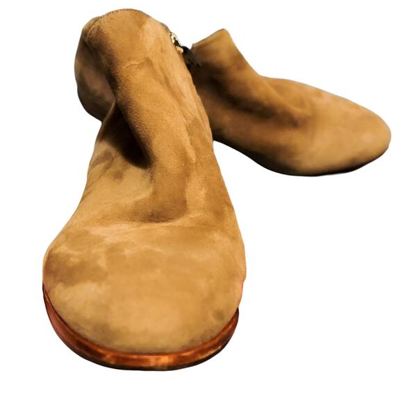Sam Edelman putty/taupe Petty suede side zip Chelsea booties size 6 - Picture 7 of 16
